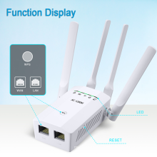 In Stock 2.4ghz/5ghz Network Long Range 1200Mbps Wireless Signal Booster 5g 1200m Wifi Range Extender Repeater wifi